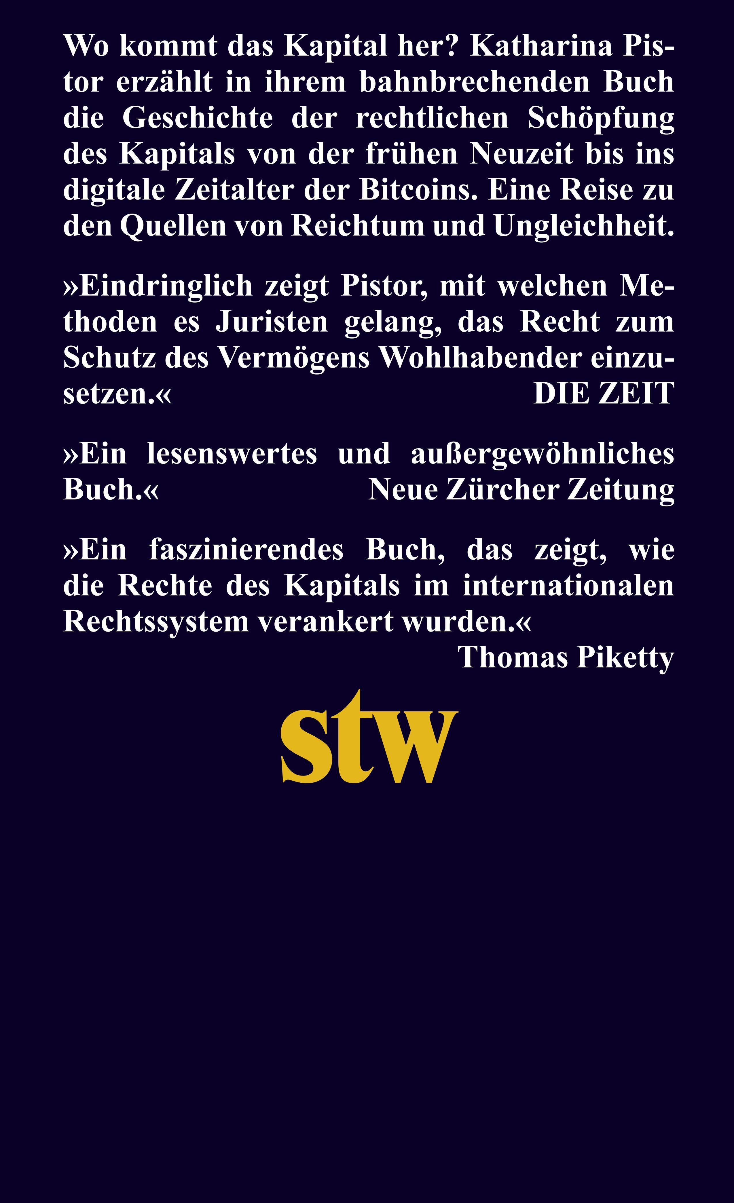 Rückseitencover Der Code des Kapitals