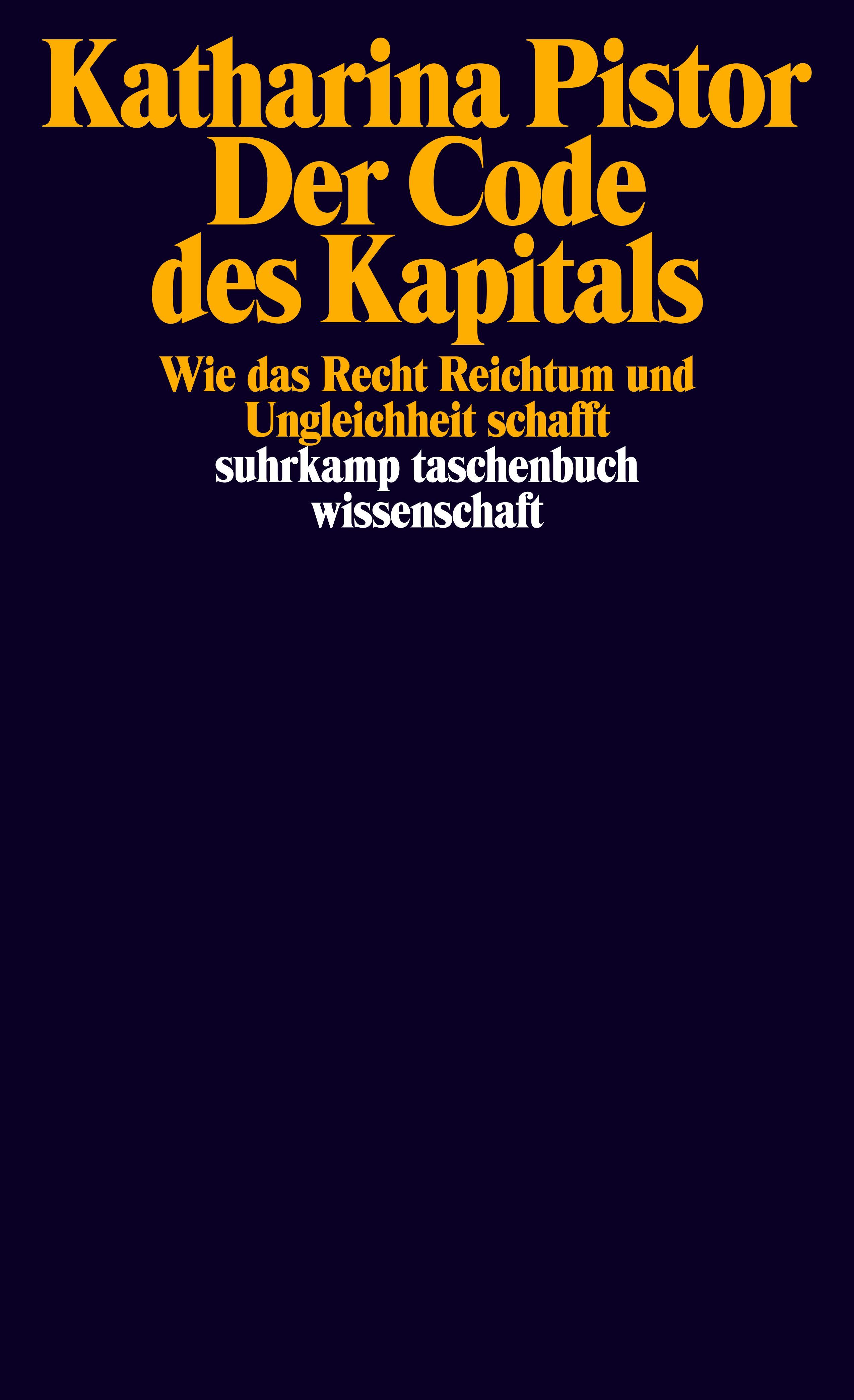 Vorderes Coverbild Der Code des Kapitals