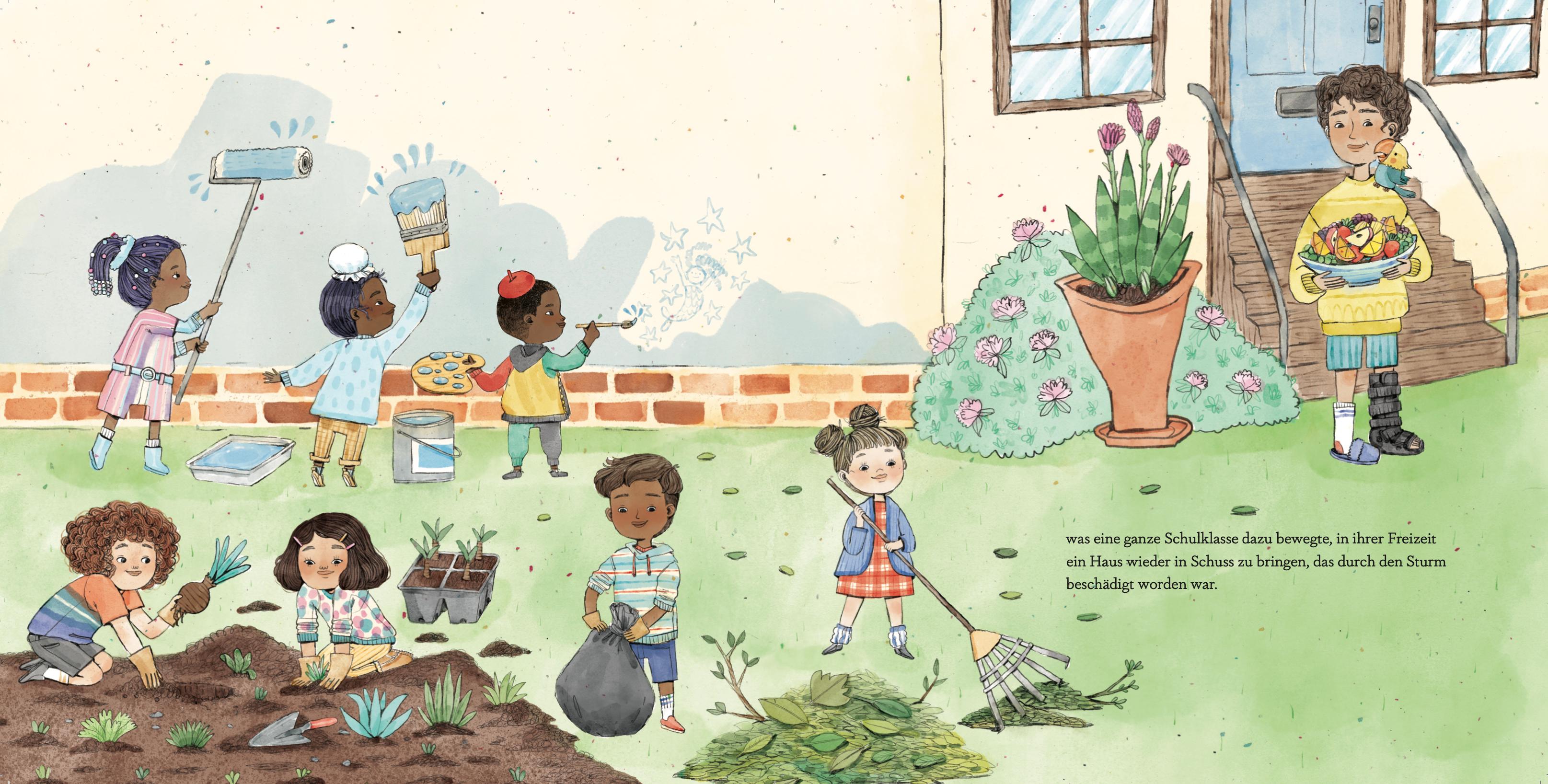 Beispielinhalt (Bild) Eine gute Tat