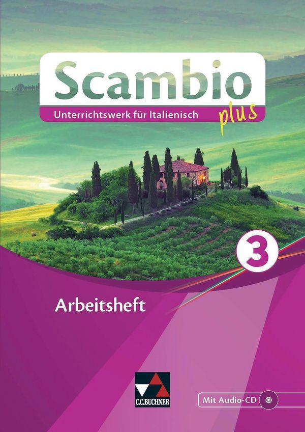 Vorderes Coverbild Scambio plus 3 Arbeitsheft