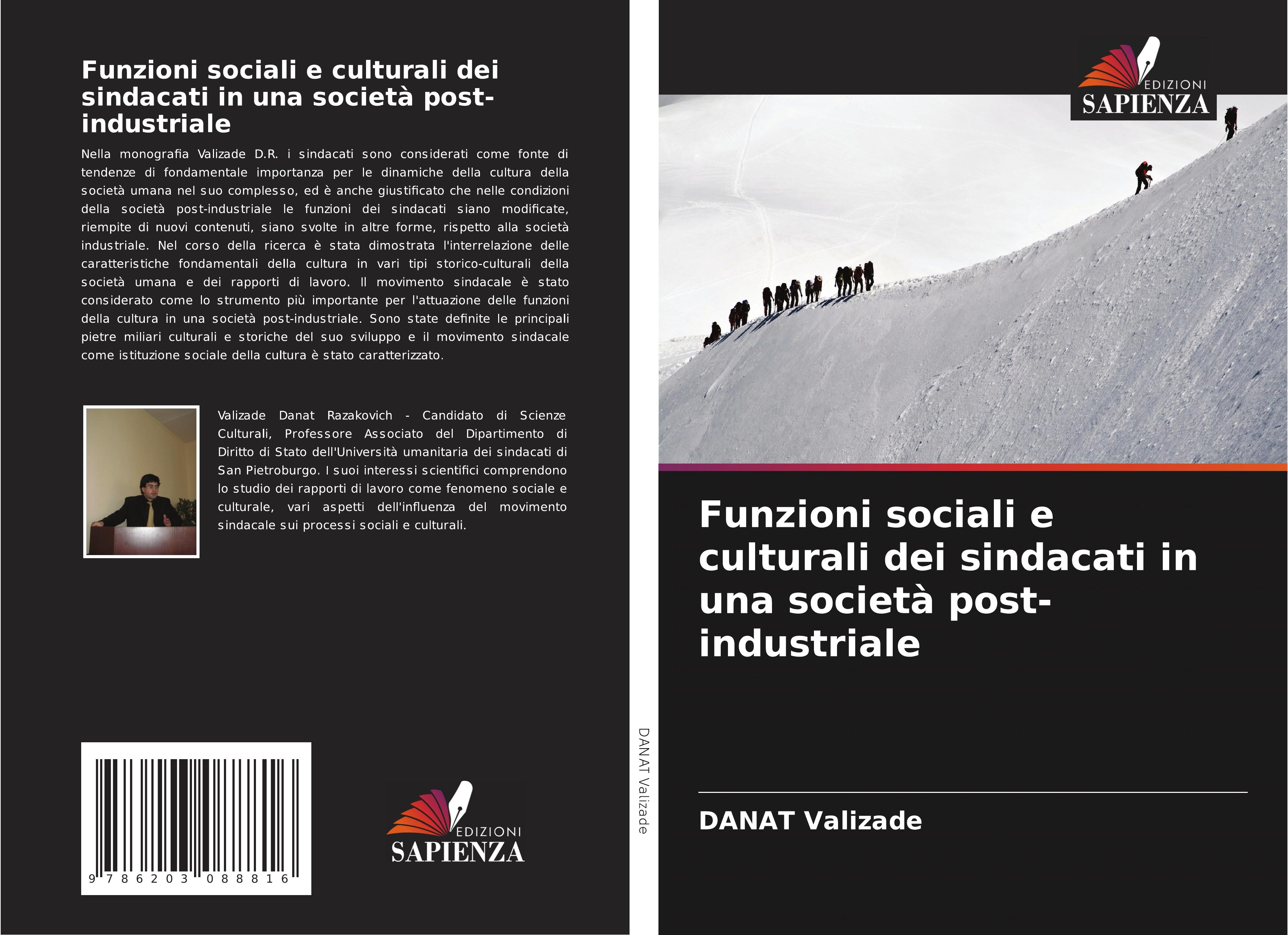 Vorderes Coverbild Funzioni sociali e culturali dei sindacati in una società post-industriale