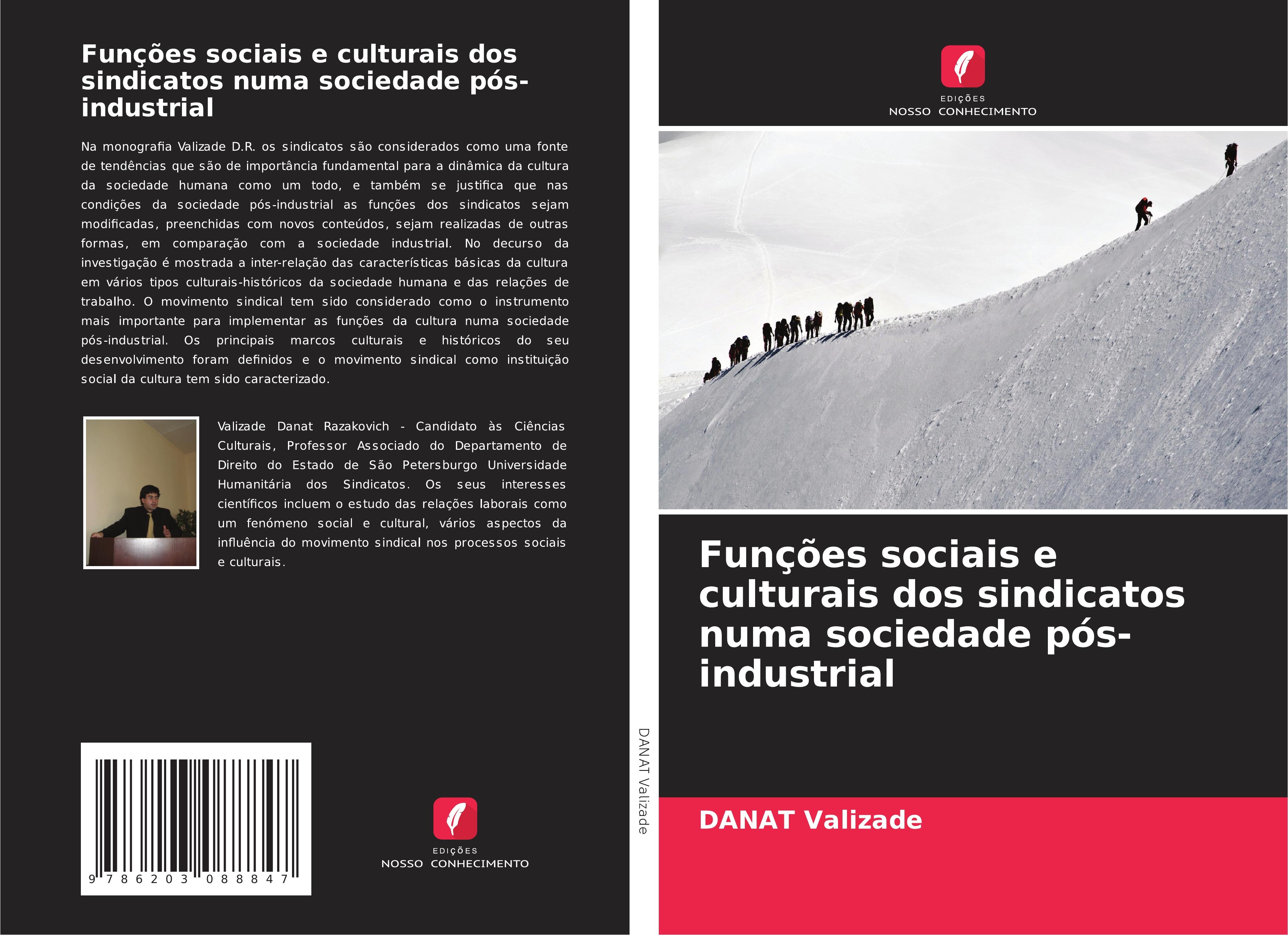Vorderes Coverbild Funções sociais e culturais dos sindicatos numa sociedade pós-industrial