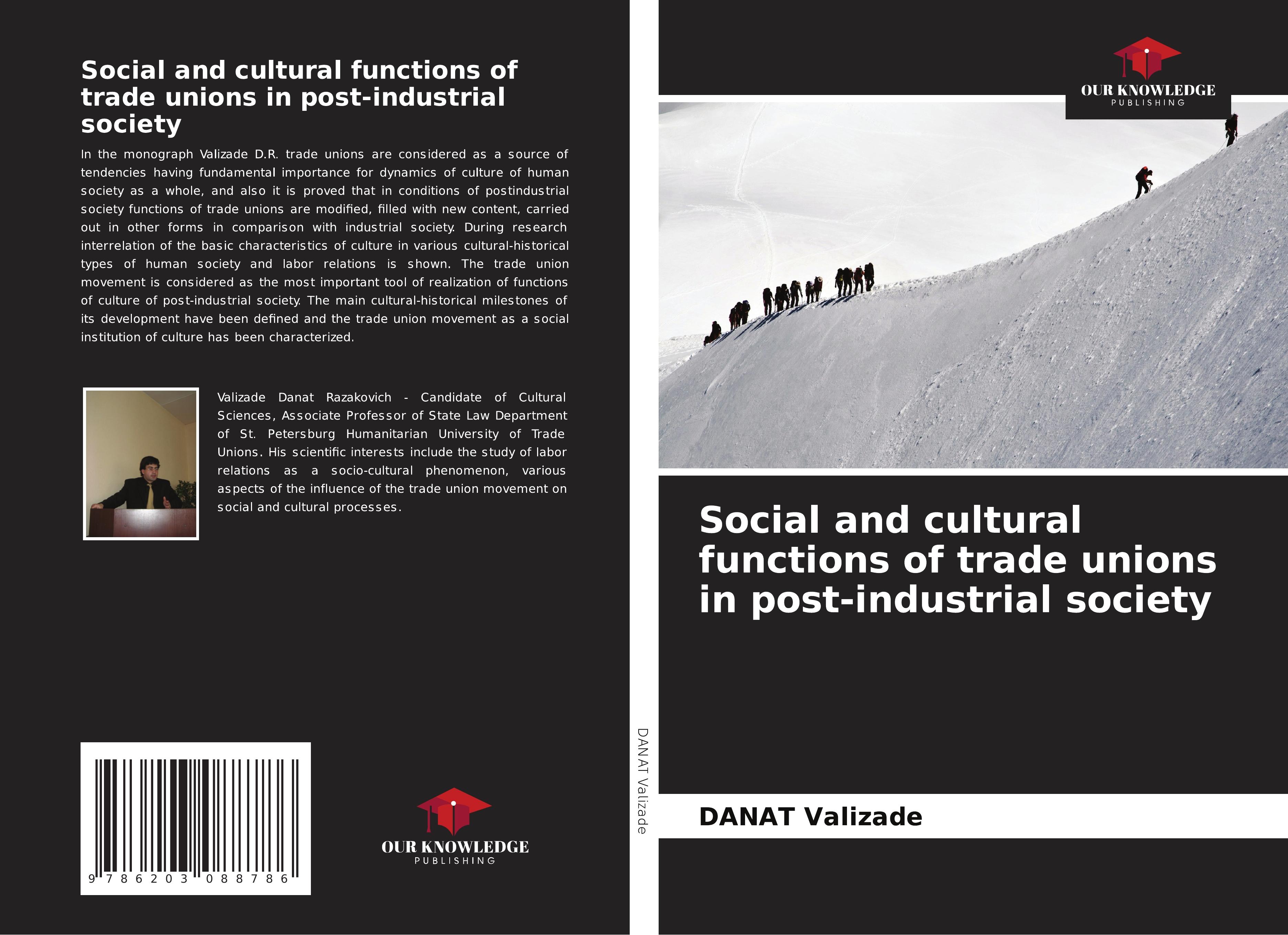 Vorderes Coverbild Social and cultural functions of trade unions in post-industrial society