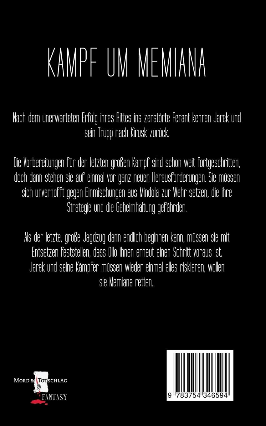 Rückseitencover Memiana 14 - Kampf um Memiana