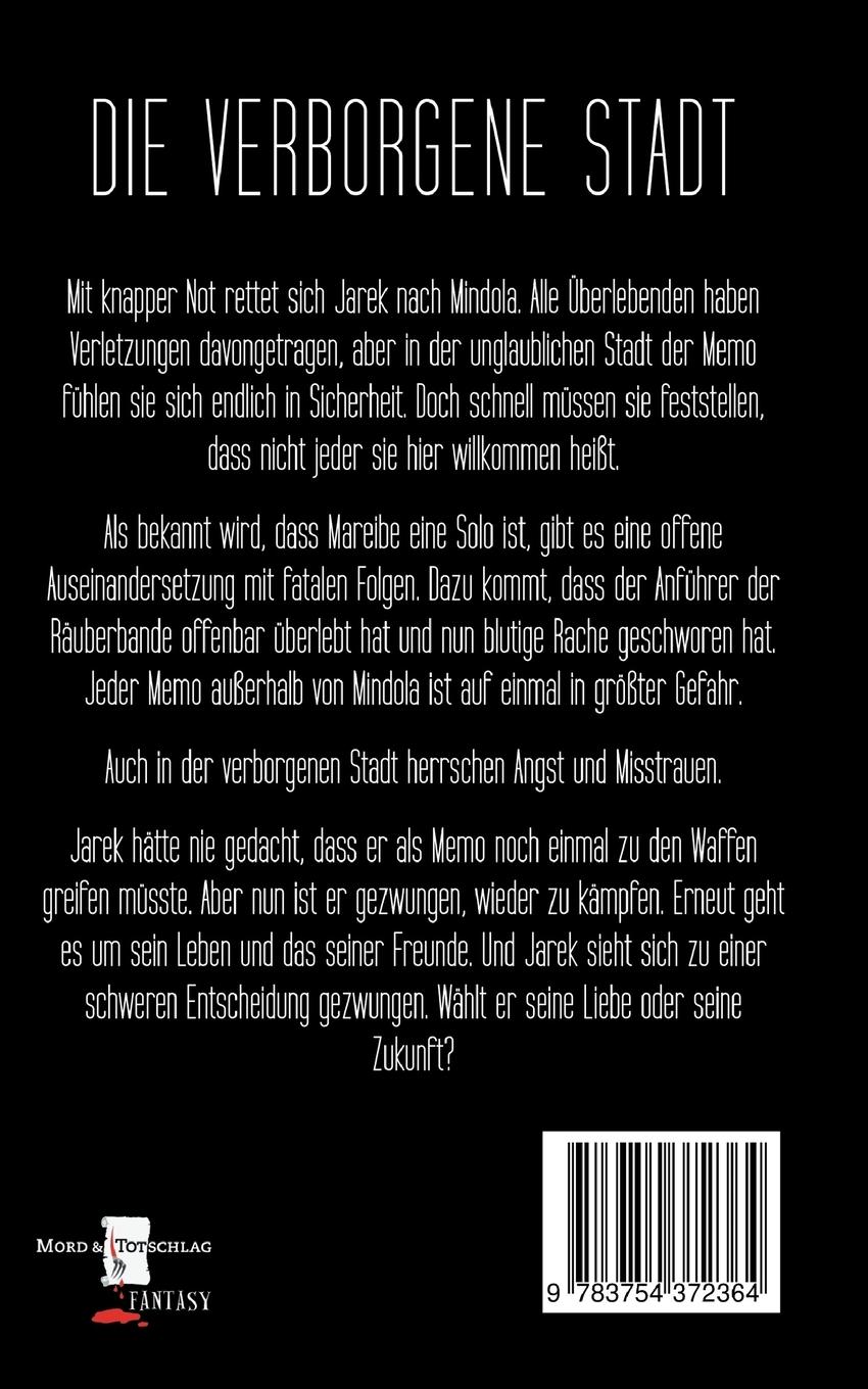 Rückseitencover Memiana 2 - Die verborgene Stadt