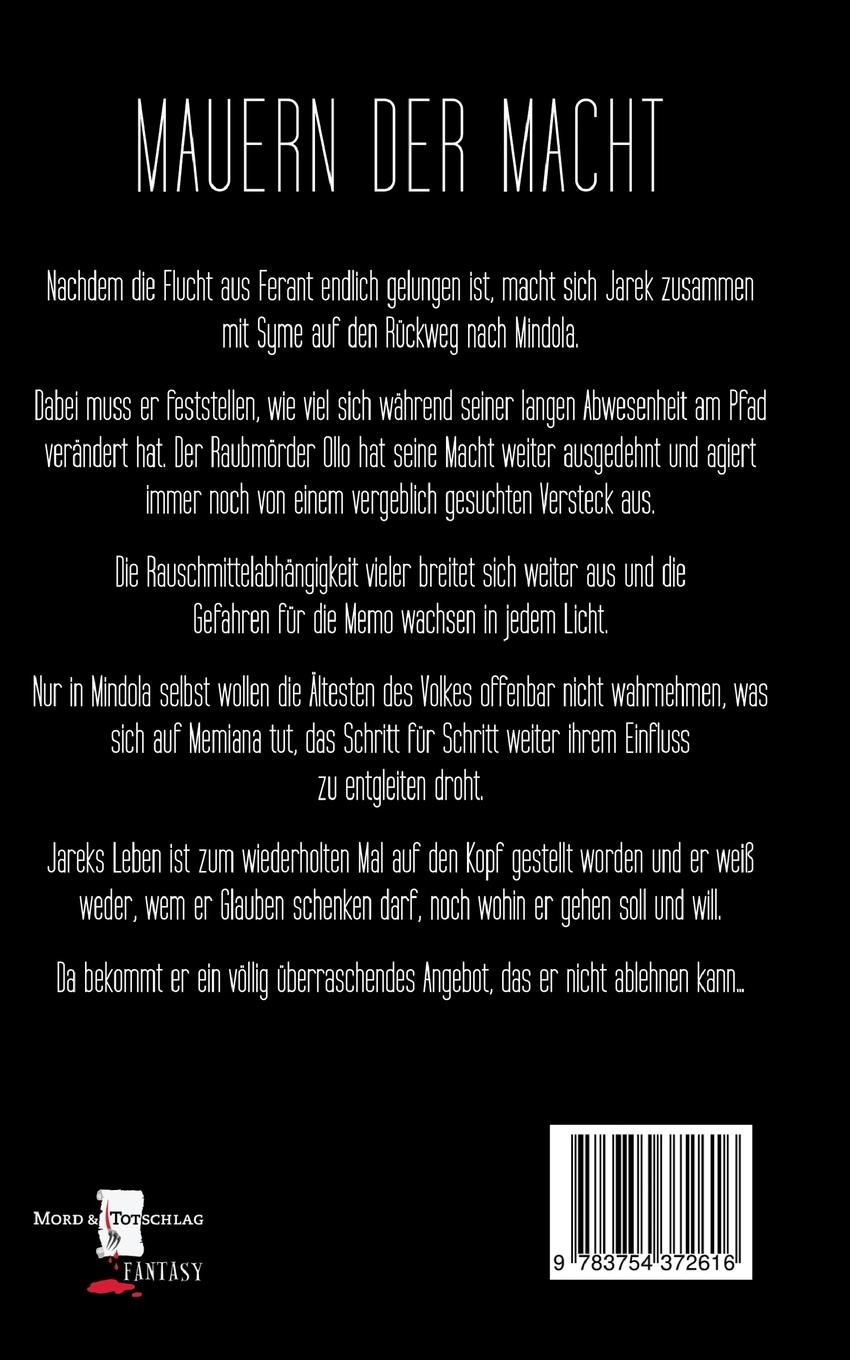 Rückseitencover Memiana 11 - Mauern der Macht