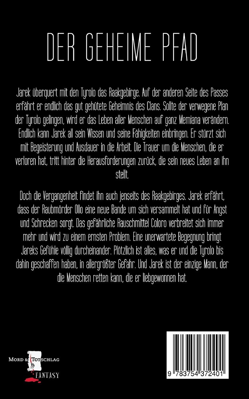 Rückseitencover Memiana 4 - Der geheime Pfad