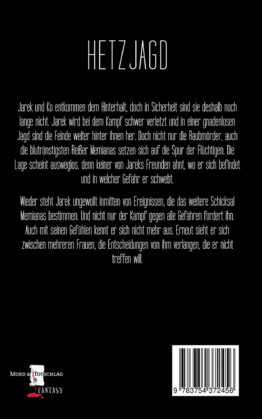 Rückseitencover Memiana 6 - Hetzjagd