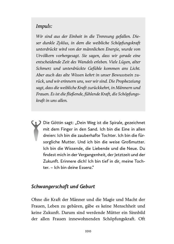 Beispielinhalt (Bild) Die weibliche Kraft kehrt zurück