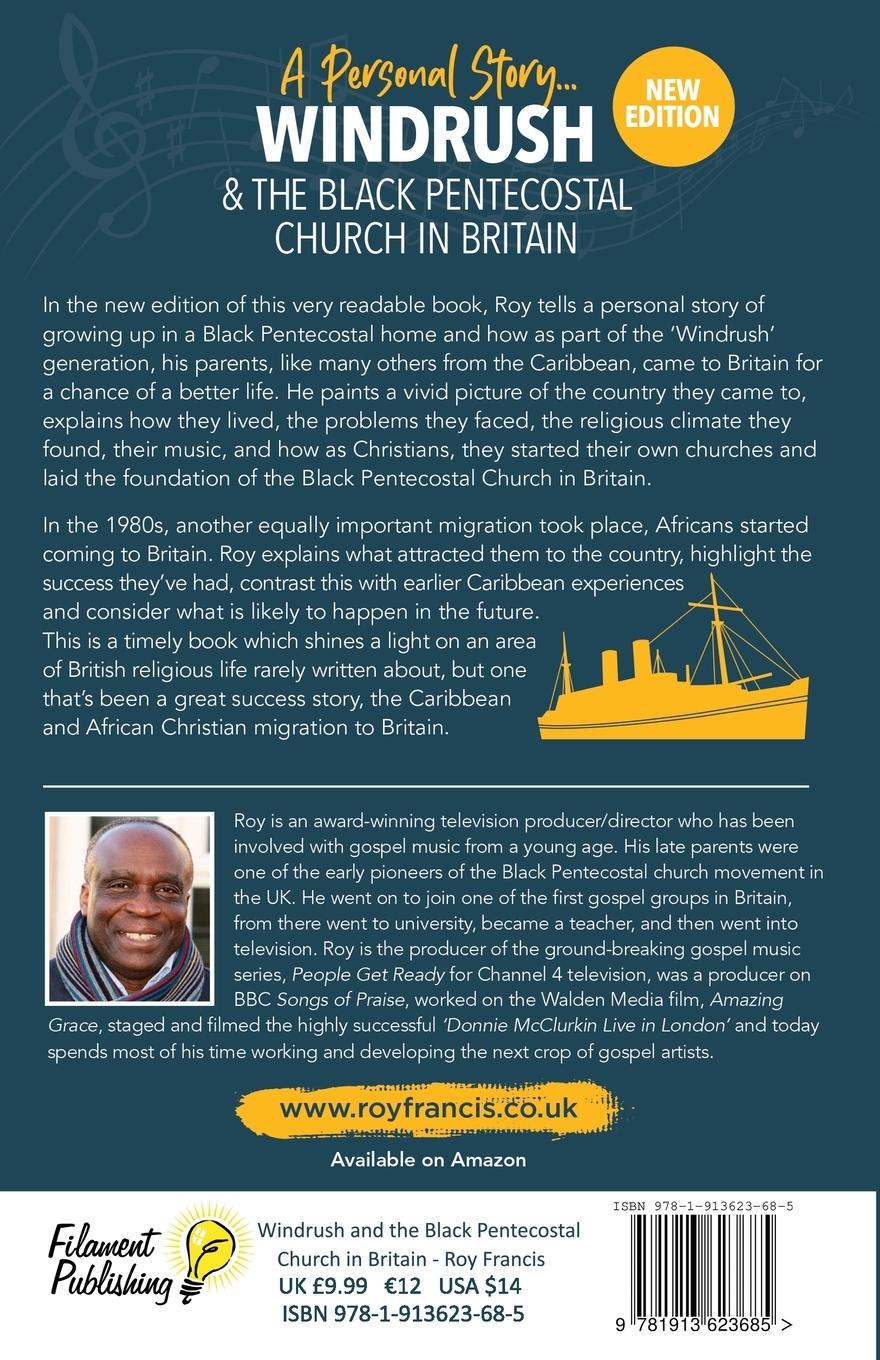 Rückseitencover Windrush and the Black Pentecostal Church in Britain