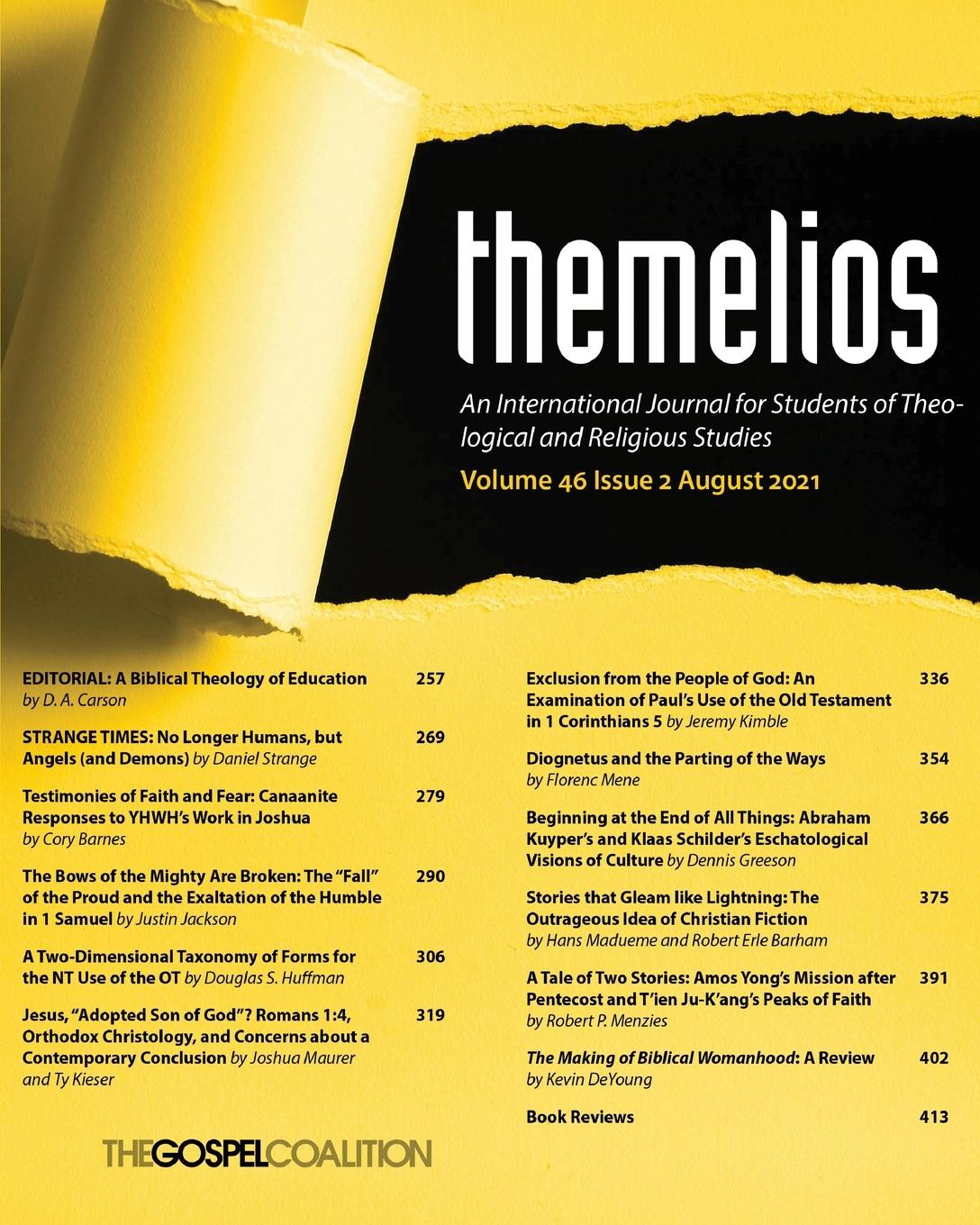 Vorderes Coverbild Themelios, Volume 46, Issue 2