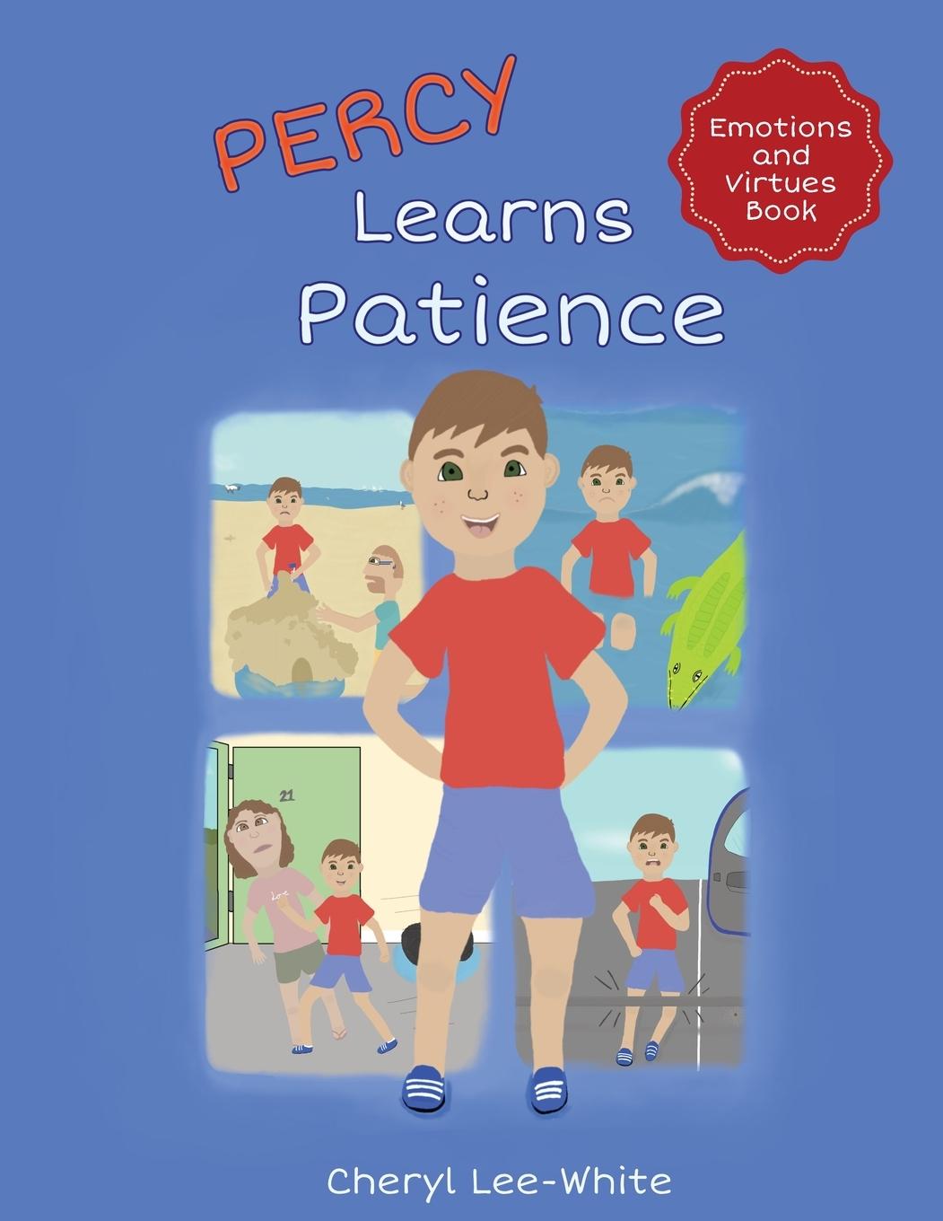 Vorderes Coverbild Percy Learns Patience - A children's picture book on learning patience and manners