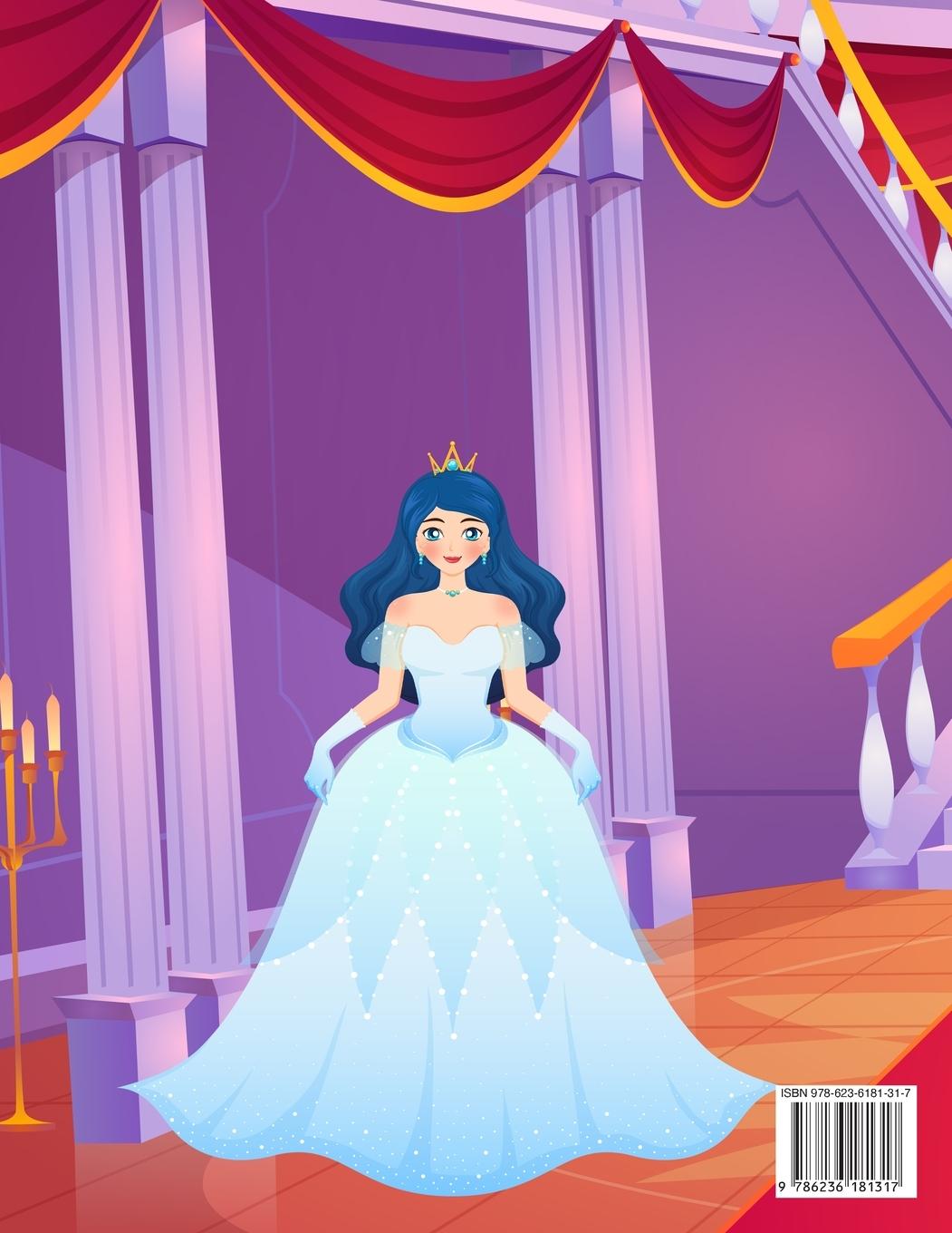 Rückseitencover Princess Coloring Book for Girls