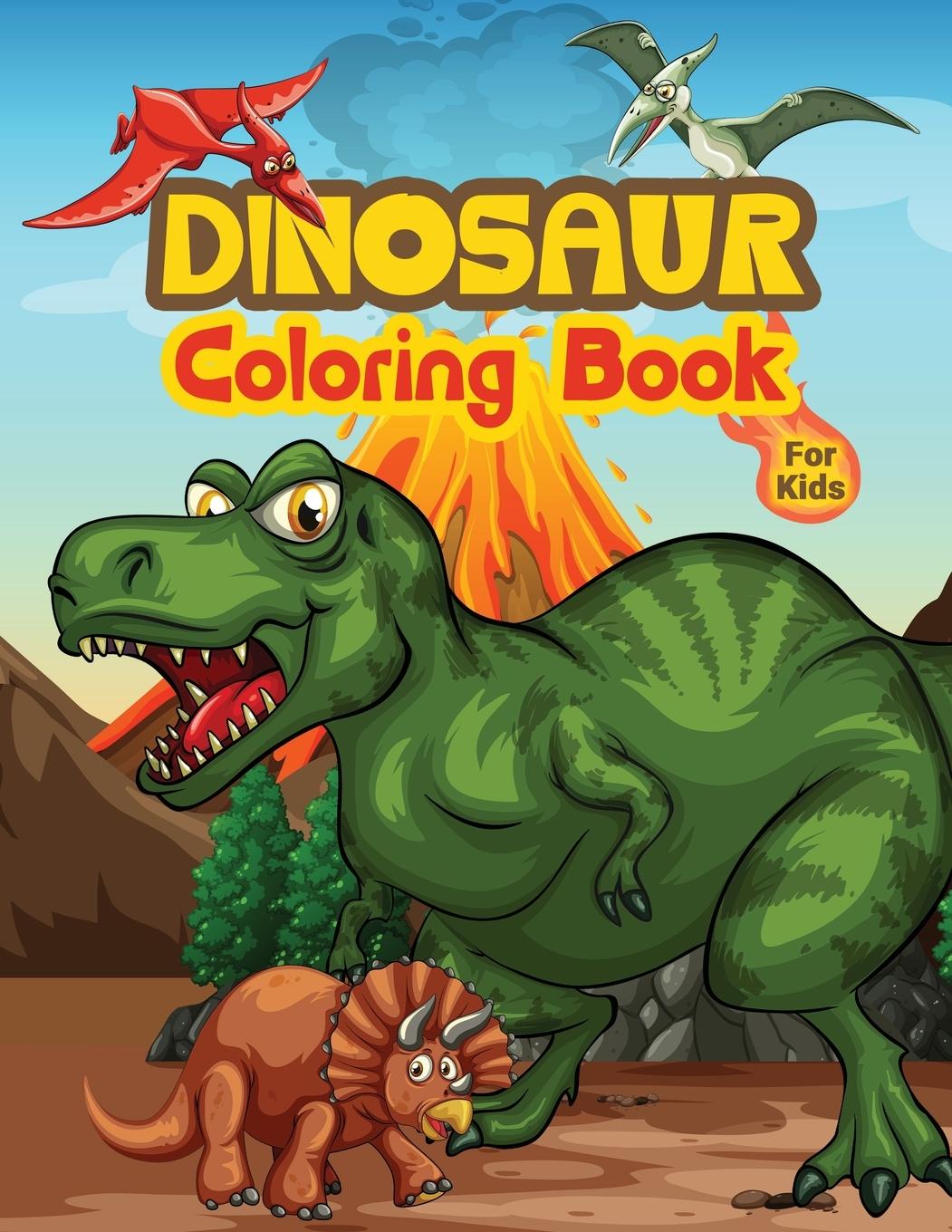 Vorderes Coverbild Dinosaur Coloring Book For Kids