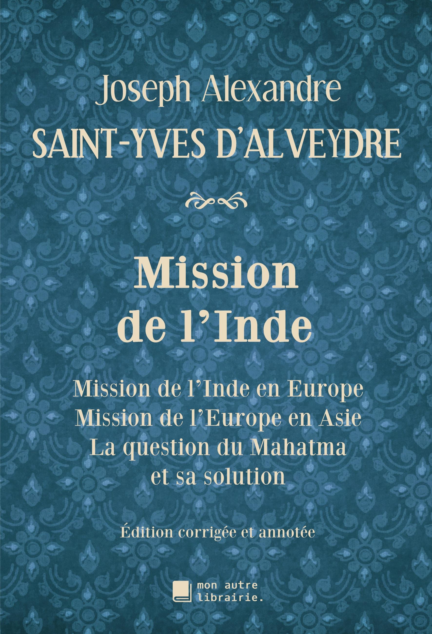 Vorderes Coverbild Mission de l'Inde