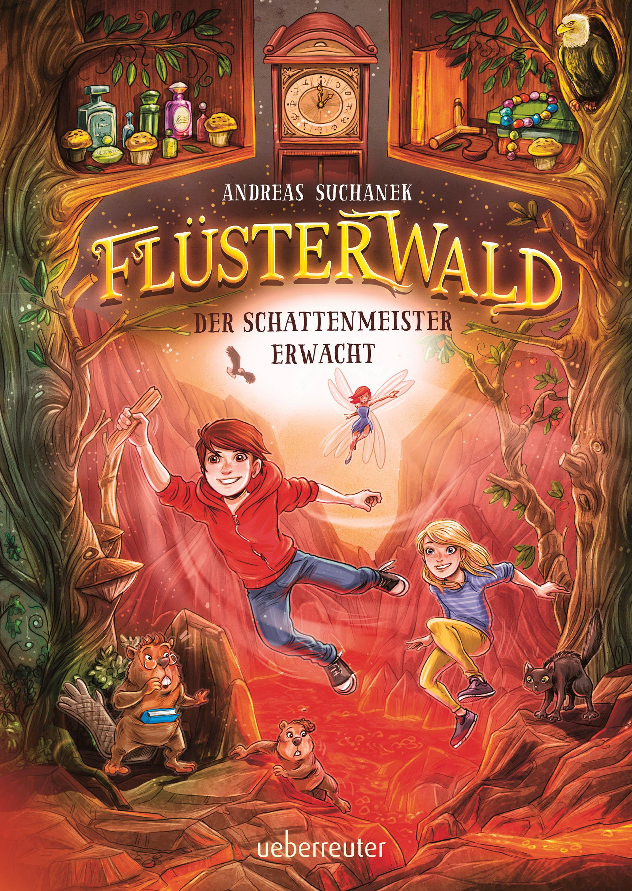 Vorderes Coverbild Flüsterwald - Der Schattenmeister erwacht: Das spannende Staffelfinale! (Flüsterwald, Staffel I, Bd. 4)