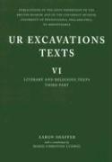 Vorderes Coverbild Ur Excavations Texts Volume VI