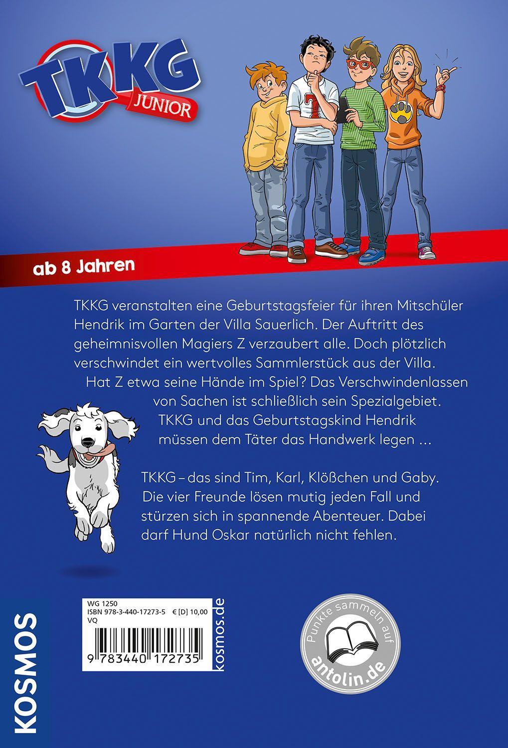Beispielinhalt (Bild) TKKG Junior, 14, Hokuspokus zum Geburtstag