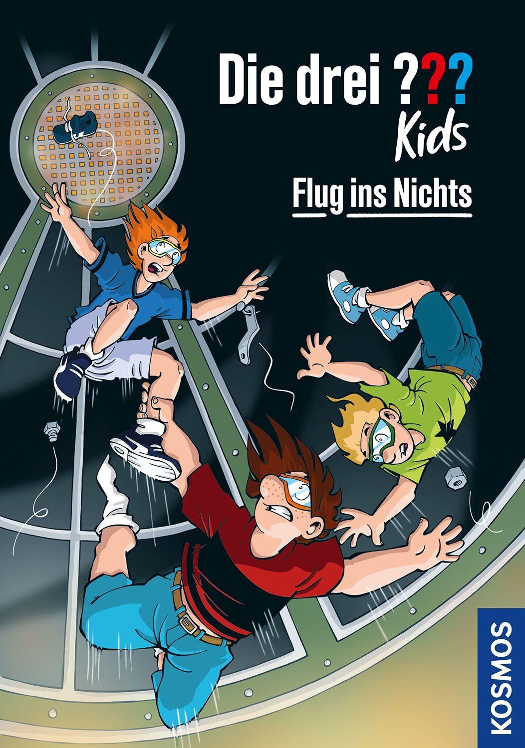 Vorderes Coverbild Die drei ??? Kids, 90, Flug ins Nichts