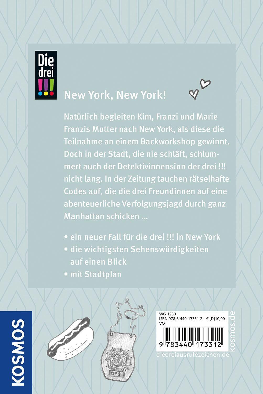 Beispielinhalt (Bild) Die drei !!!, Diebe, Donuts und ganz viel New York