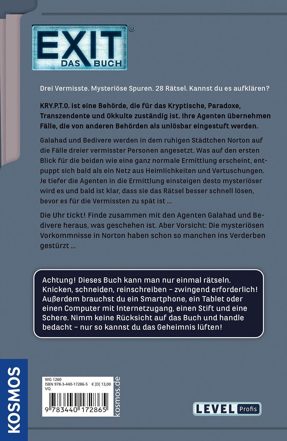 Beispielinhalt (Bild) EXIT® - Das Buch: Die Krypto Akten. Codename: AL1A5