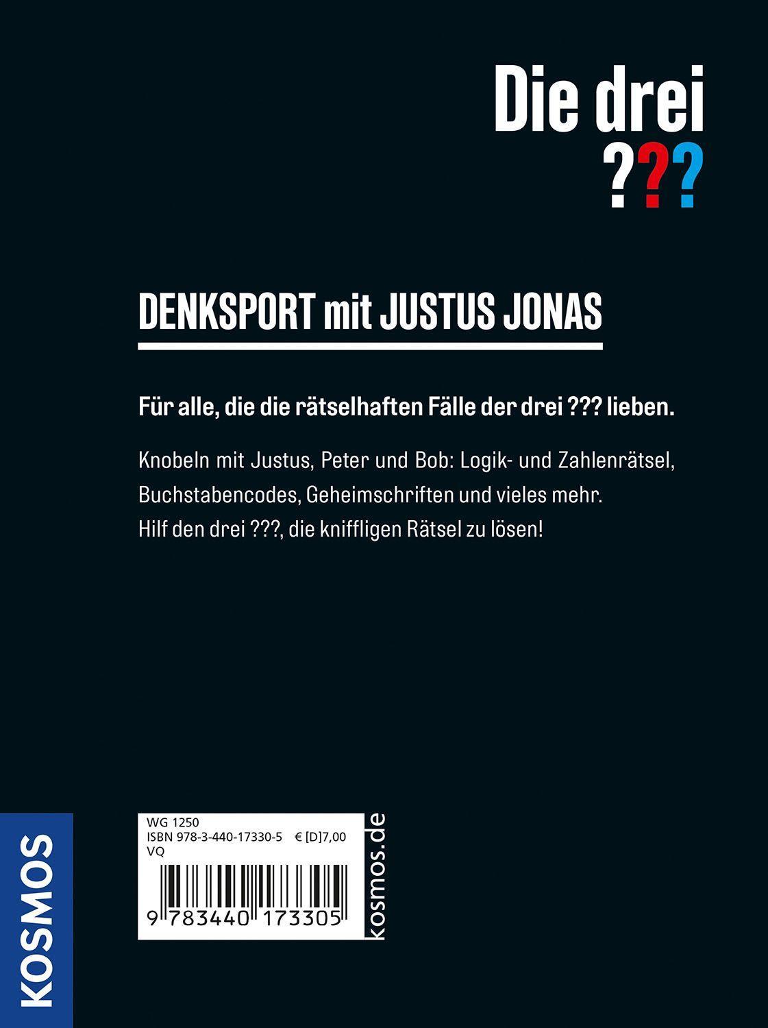 Beispielinhalt (Bild) Die drei ??? Denksport mit Justus Jonas