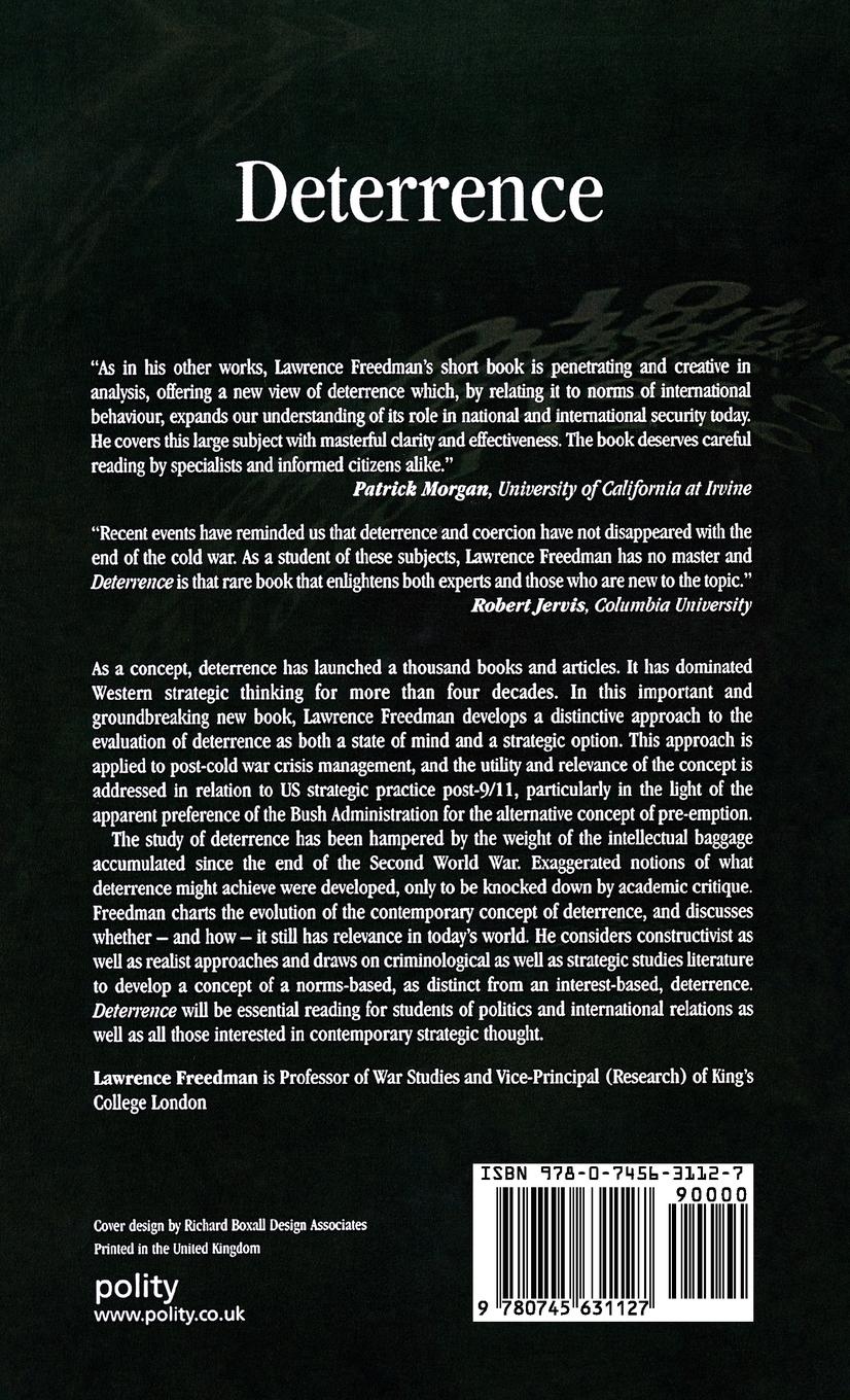 Rückseitencover Deterrence