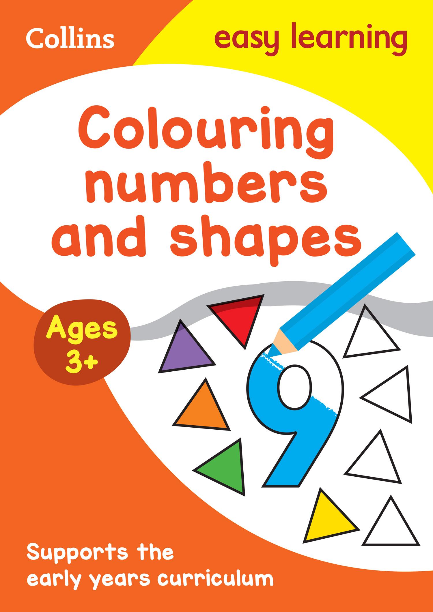 Vorderes Coverbild Colouring Numbers and Shapes Early Years Age 3+