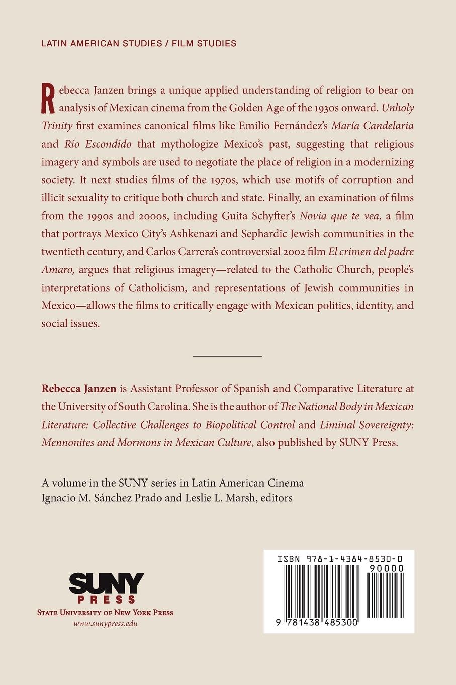 Rückseitencover Unholy Trinity