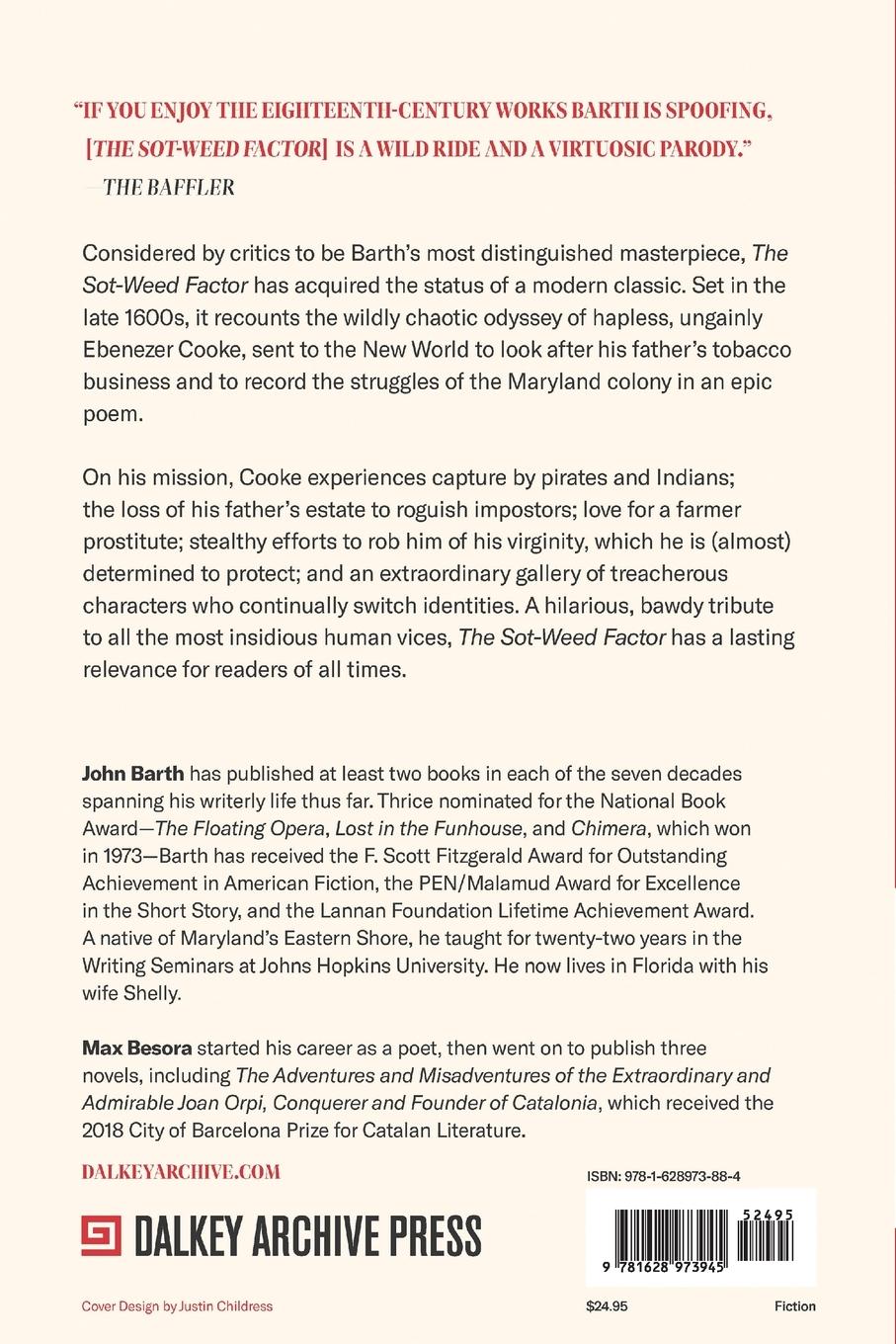 Rückseitencover Sot-Weed Factor