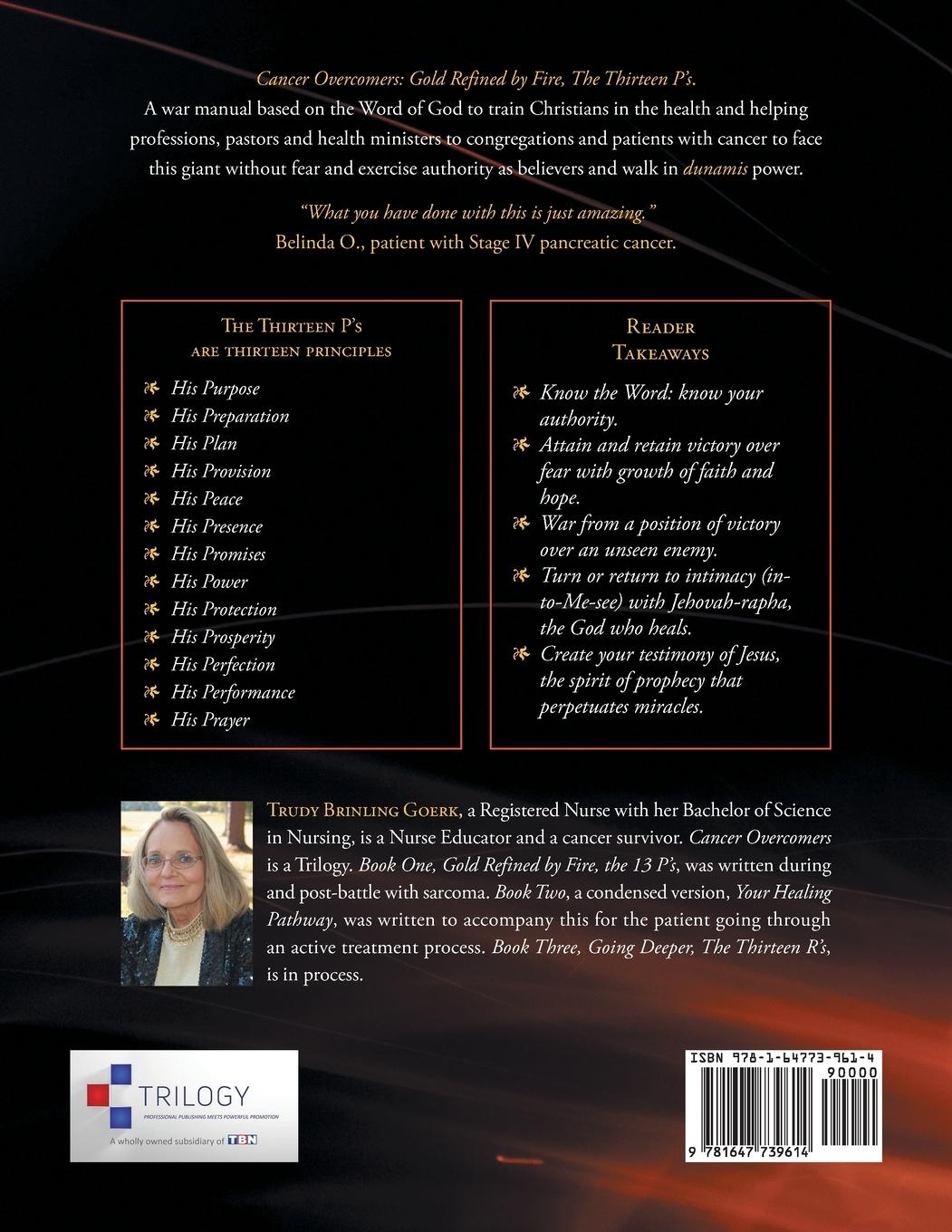 Rückseitencover Cancer Overcomers: Gold Refined by Fire