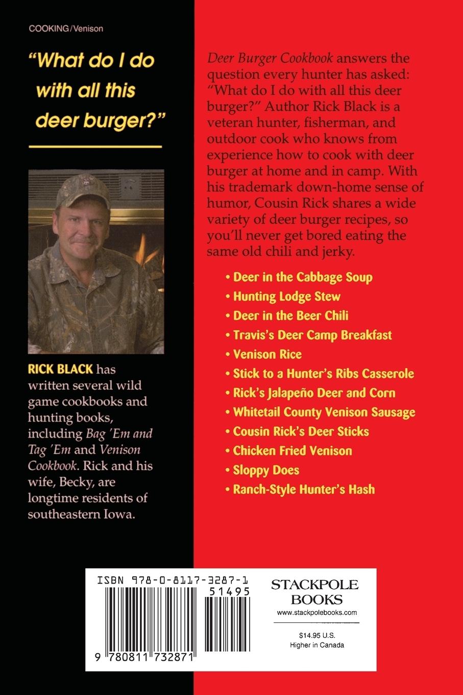 Rückseitencover Deer Burger Cookbook