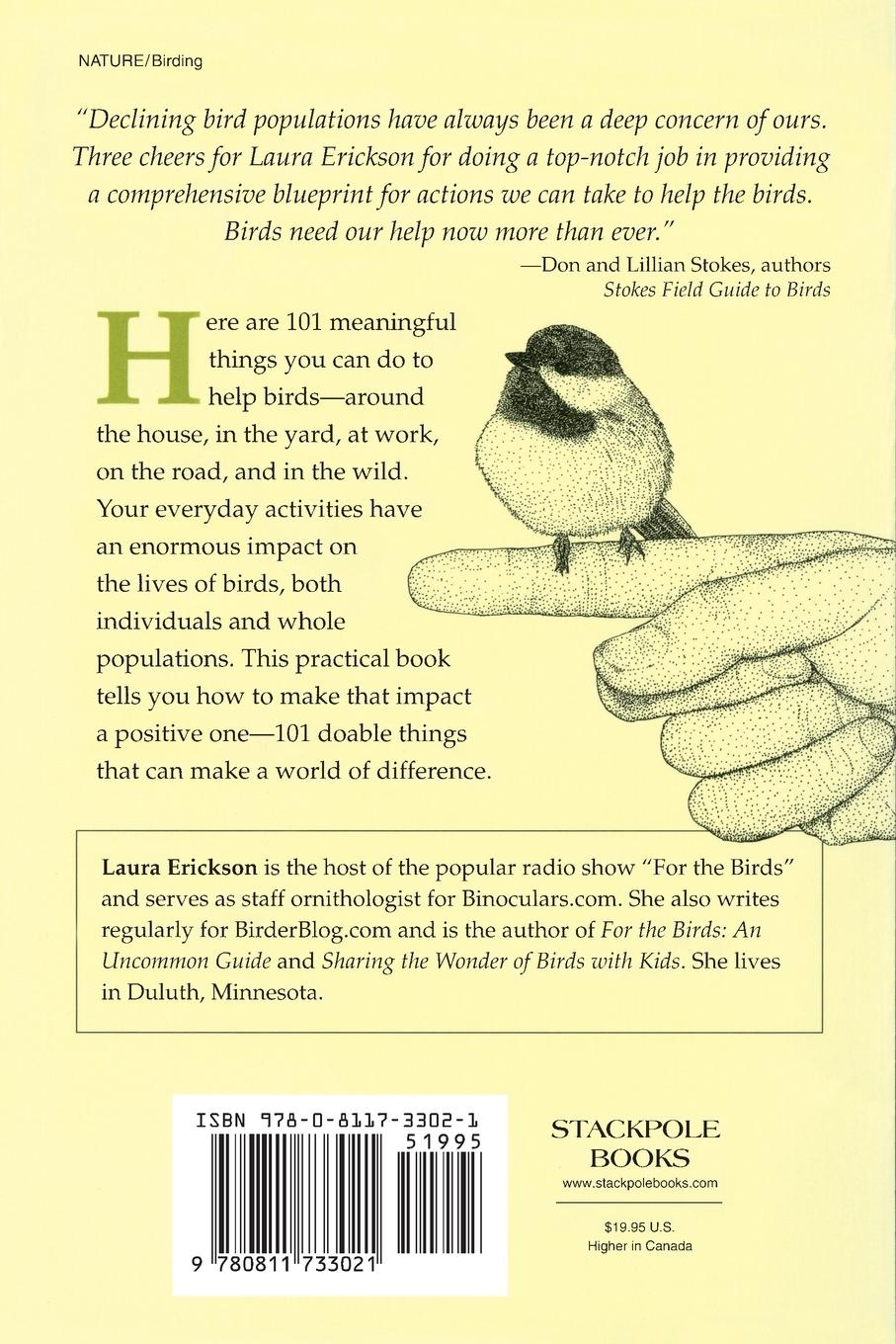 Rückseitencover 101 Ways to Help Birds