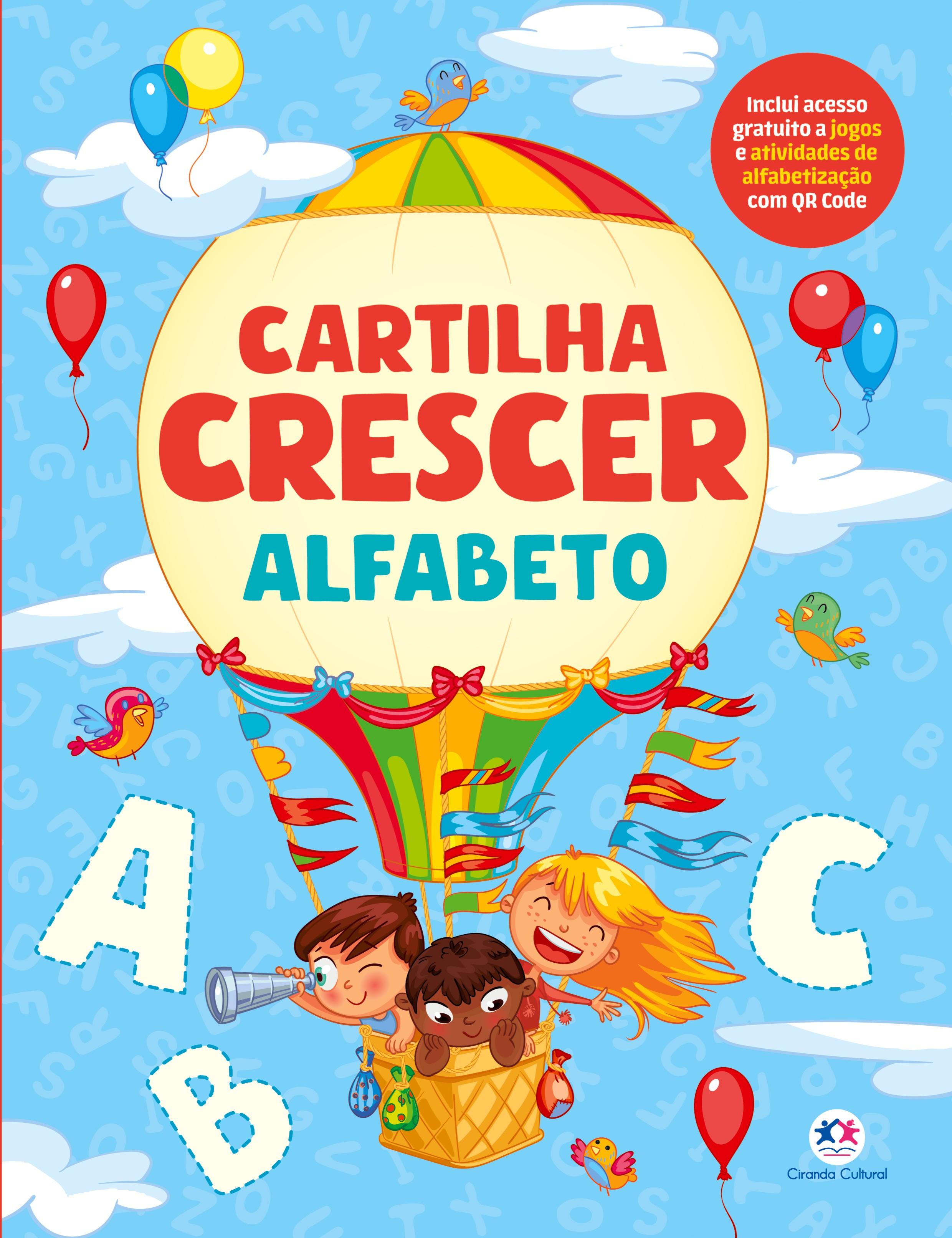 Vorderes Coverbild Cartilha Crescer - Alfabeto