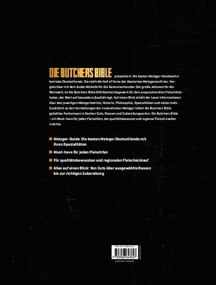 Rückseitencover Butchers Bible