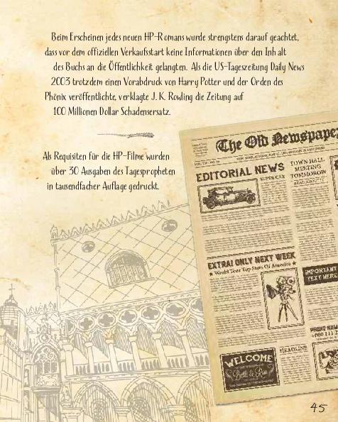 Beispielinhalt (Bild) Insiderwissen für Harry Potter Fans