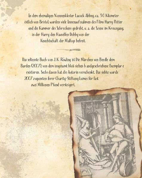 Beispielinhalt (Bild) Insiderwissen für Harry Potter Fans