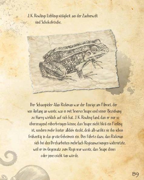 Beispielinhalt (Bild) Insiderwissen für Harry Potter Fans
