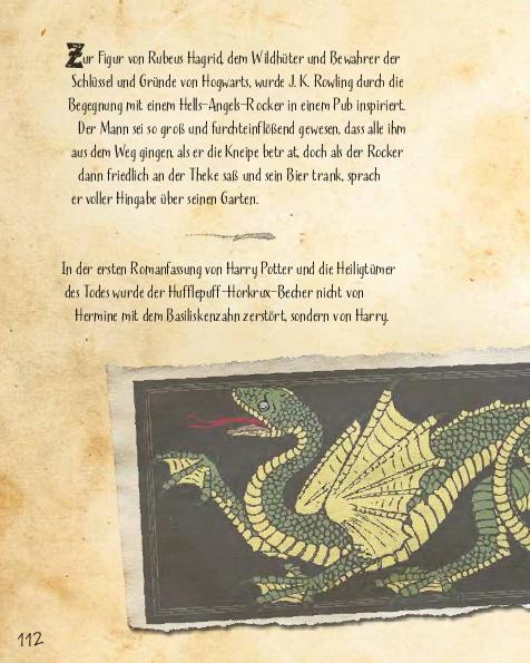Beispielinhalt (Bild) Insiderwissen für Harry Potter Fans