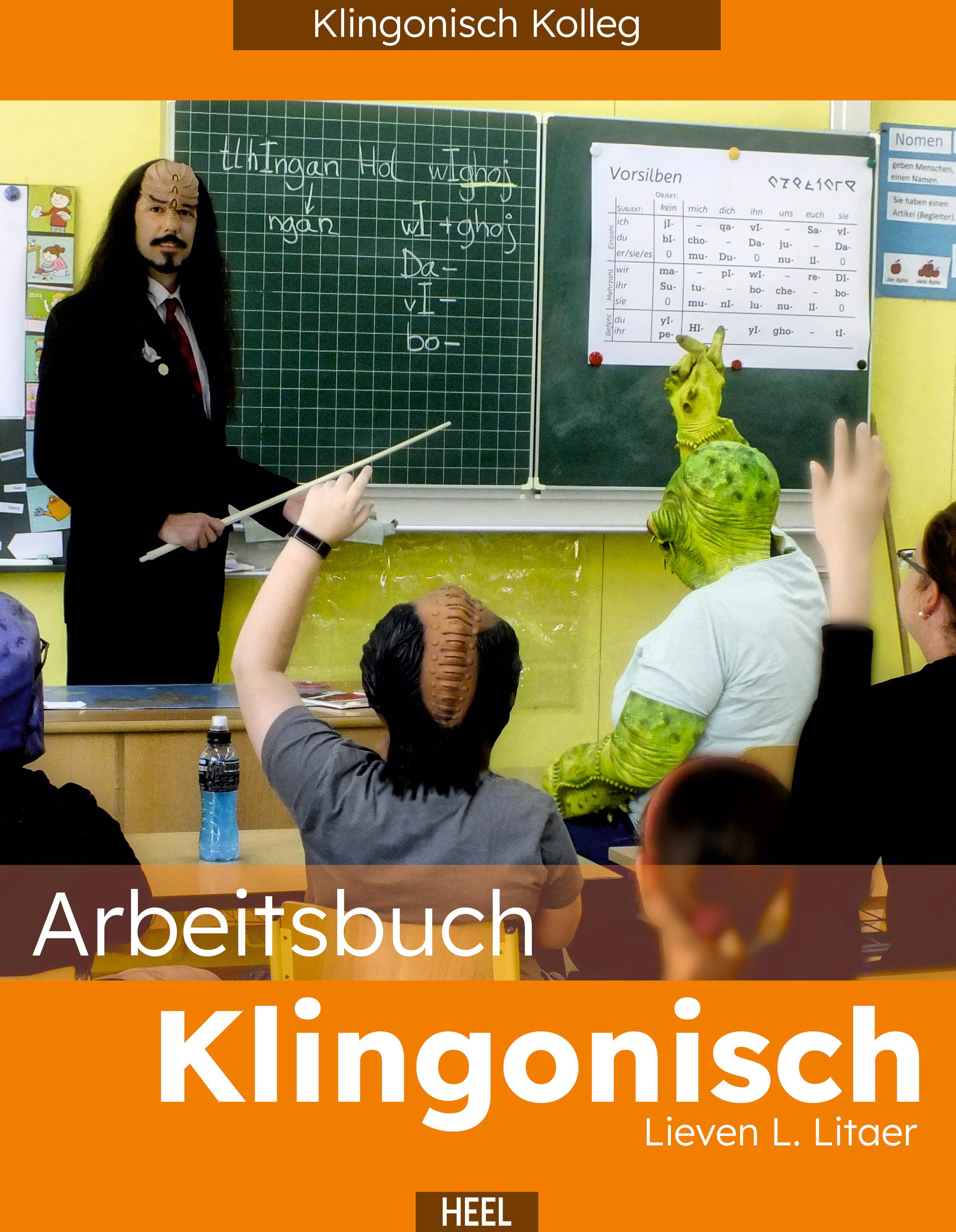 Vorderes Coverbild Arbeitsbuch Klingonisch