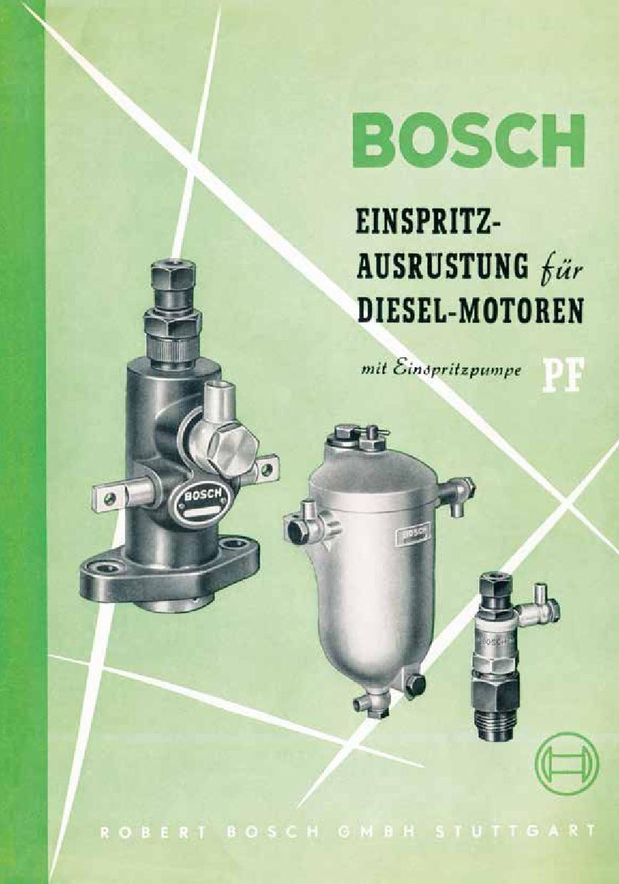 Beispielinhalt (Bild) Ausrüstung für Dieselmotoren der 1950er & 1960er Jahre