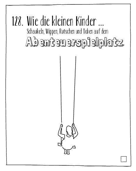 Beispielinhalt (Bild) Die Bucket List für Honeymooner