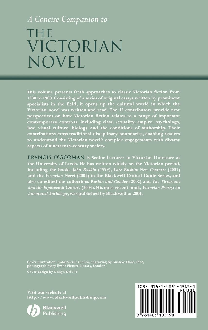 Rückseitencover A Concise Companion to the Victorian Novel
