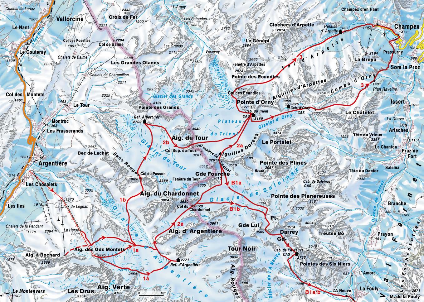 Beispielinhalt (Bild) Haute Route