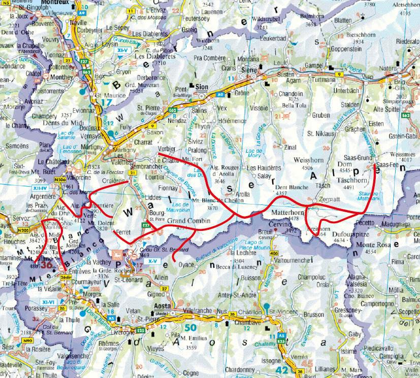 Beispielinhalt (Bild) Haute Route