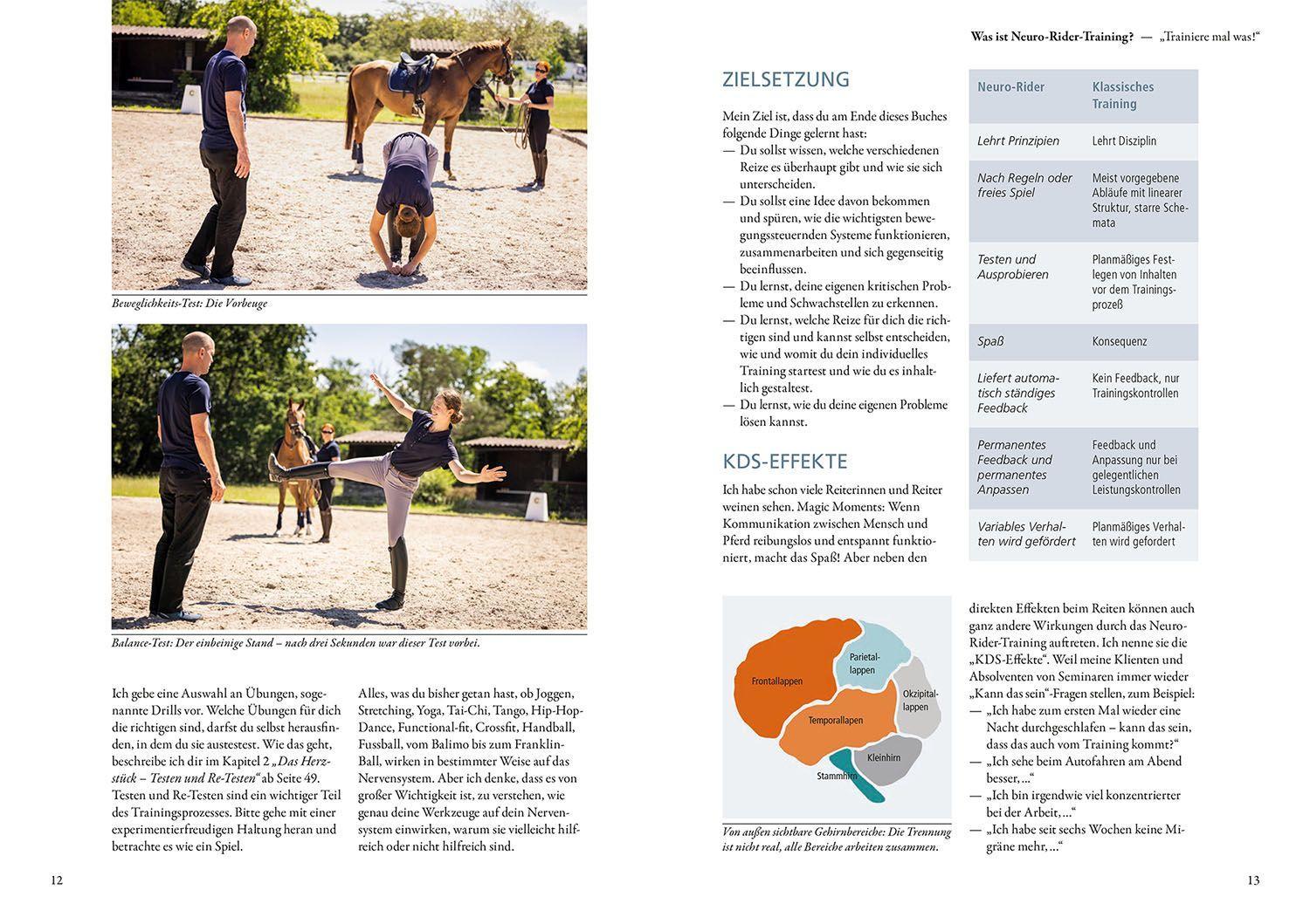 Beispielinhalt (Bild) Neuroathletik für Reiter