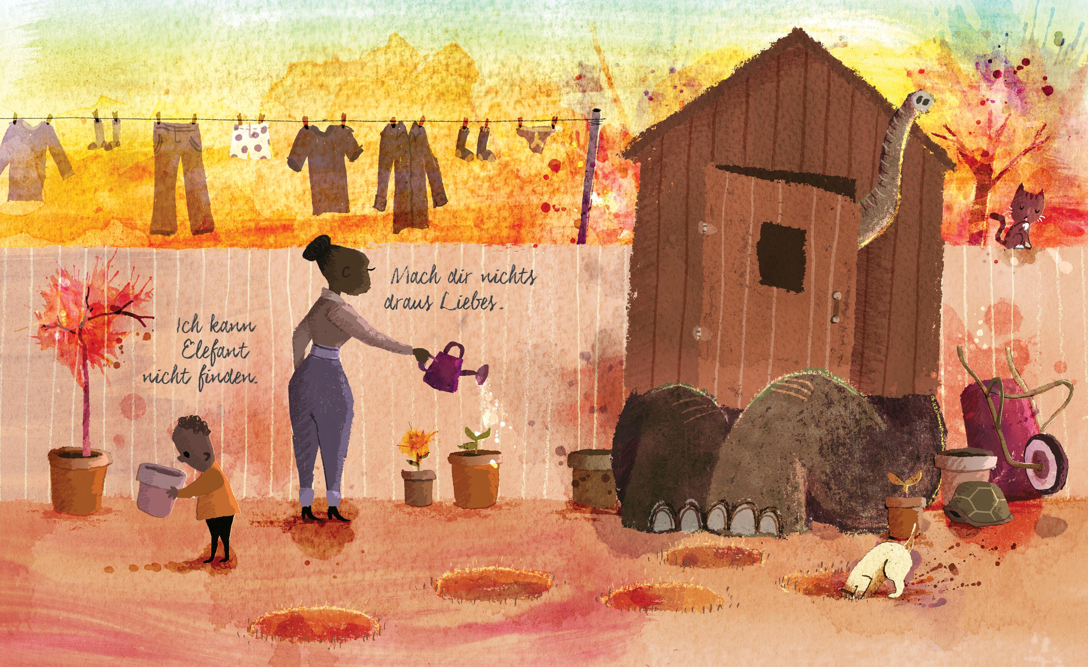 Beispielinhalt (Bild) Elefant, wo bist du?