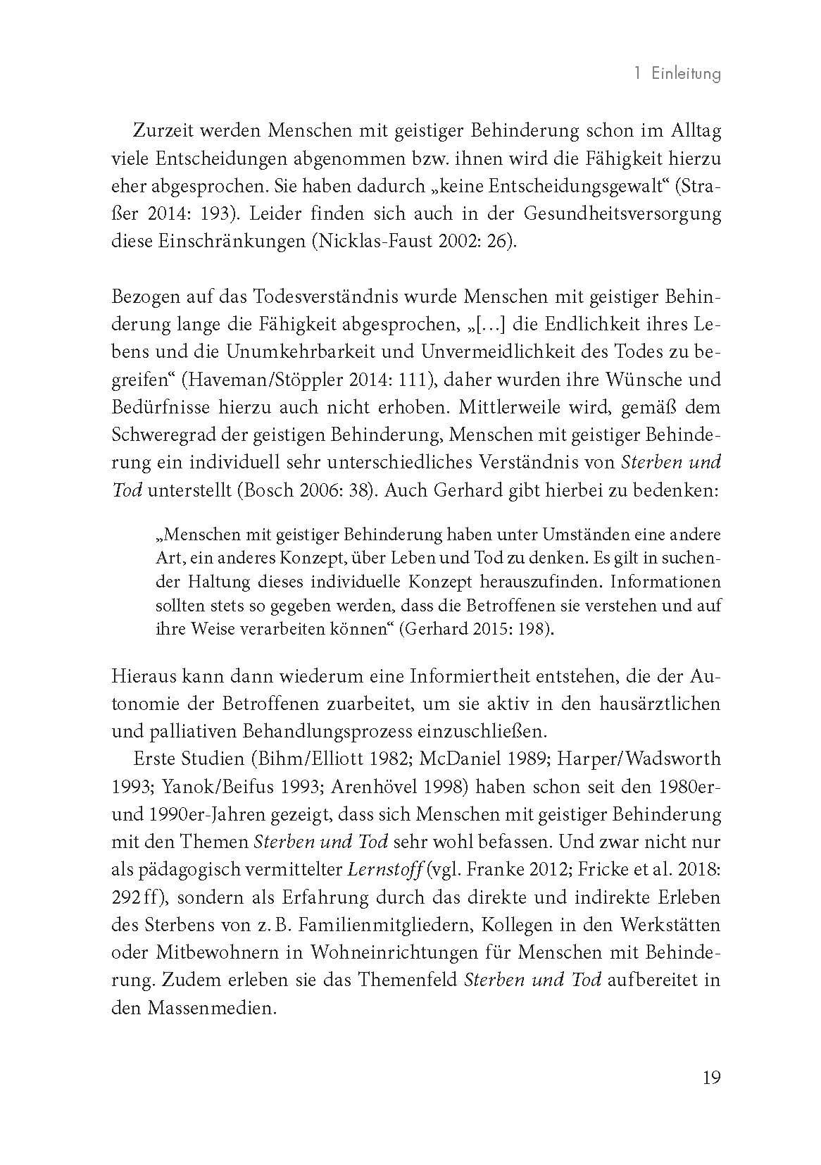 Beispielinhalt (Bild) Ärztliche Versorgung von Menschen mit geistiger Behinderung am Lebensende