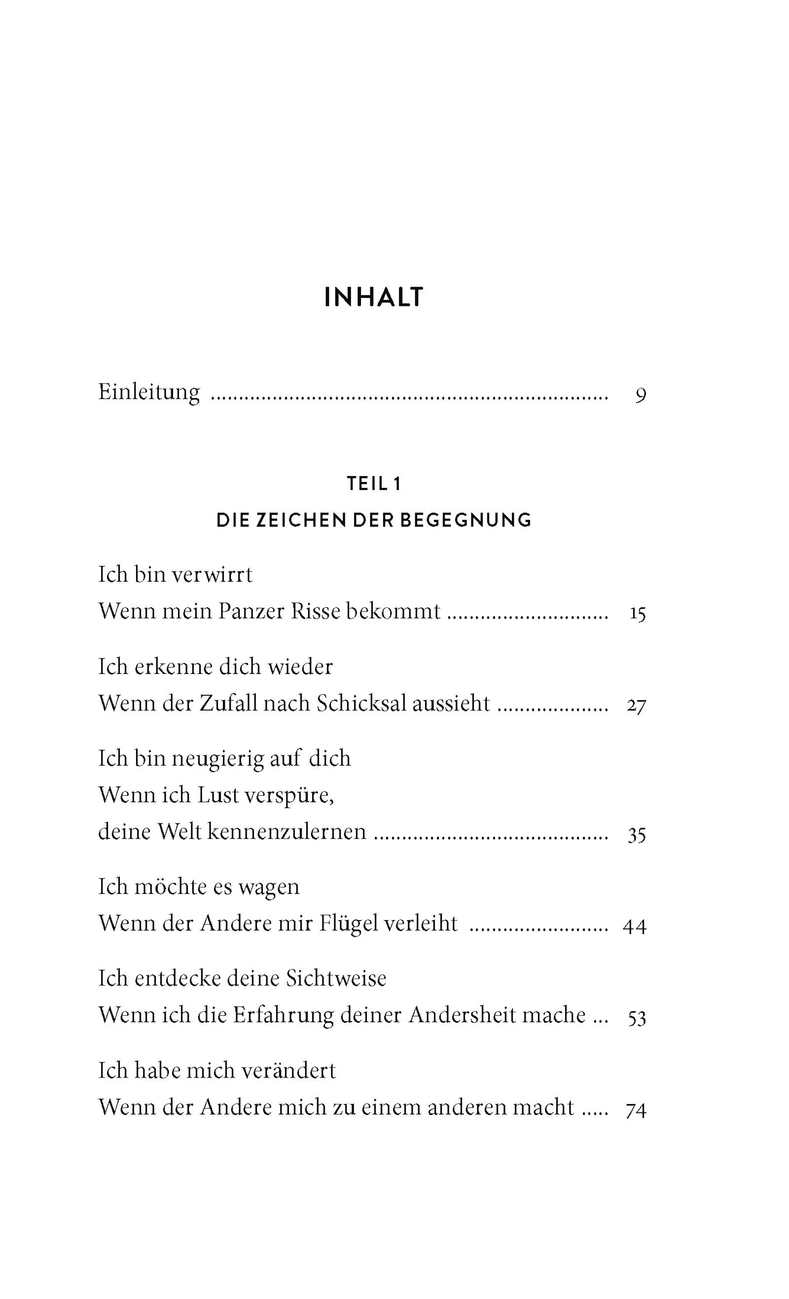 Beispielinhalt (Bild) Kleine Philosophie der Begegnung