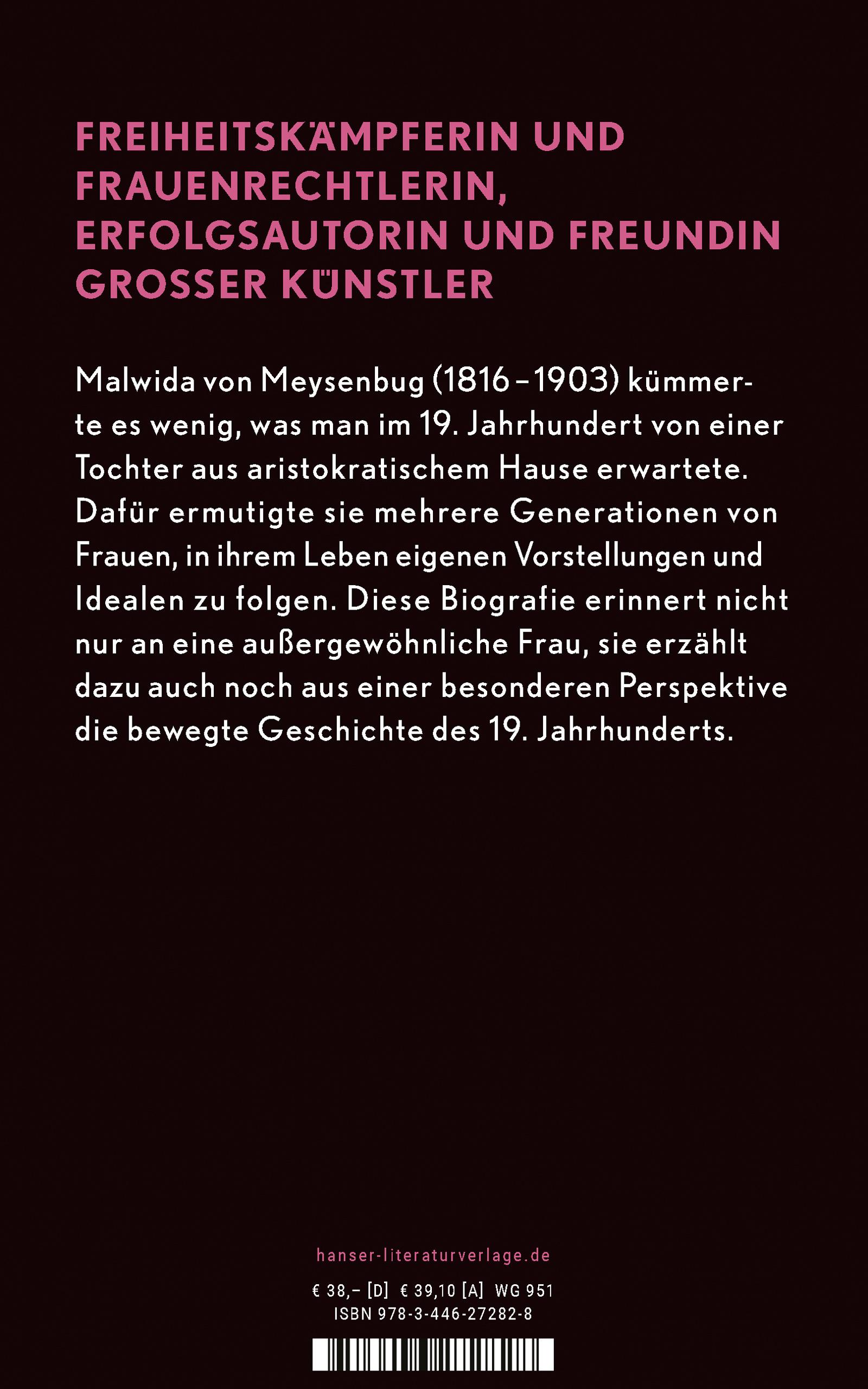 Beispielinhalt (Bild) Malwida von Meysenbug